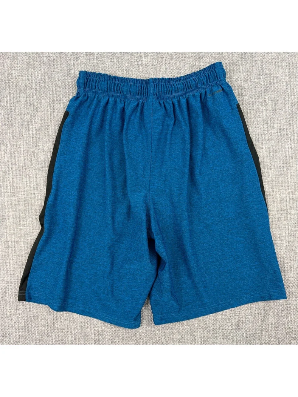 Reebok Blue/Black Athletic Performance Shorts Boys Size M Drawstring Elastic